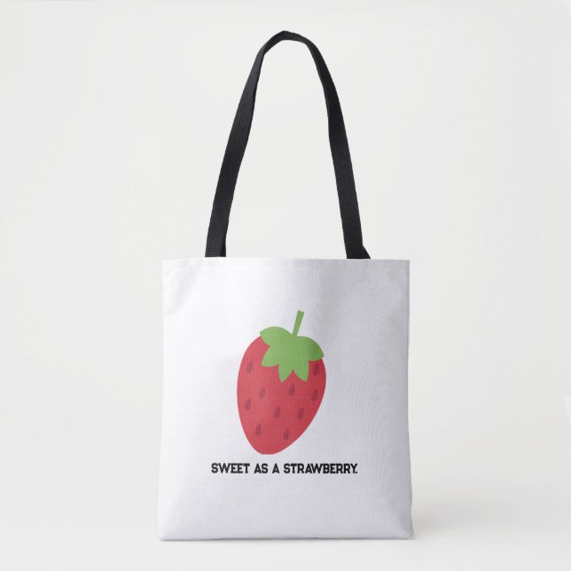 Cute Fruit-Themed Everyday Bag Tygkasse (Framsida)