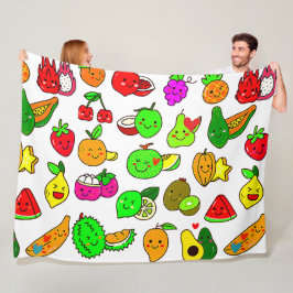 Cute Fruits Blanket! Fleecefilt