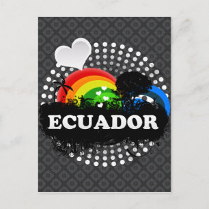 Cute Fruktig Ecuador Vykort