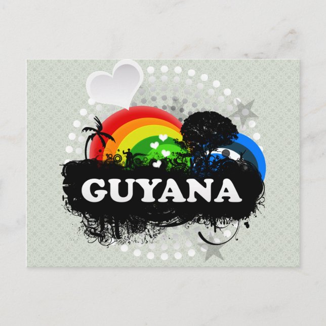 Cute Fruktigare Guyana Vykort (Framsida)