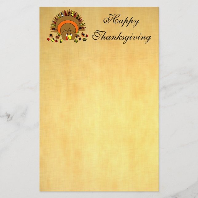 Cute Fullt Turkiet Brevpapper (Framsida)