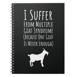 Cute Fun Gifts For Goat Owners Farmer Pet Lady Anteckningsbok