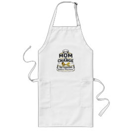 Cute Fun mom  Gift  Apron Långt Förkläde