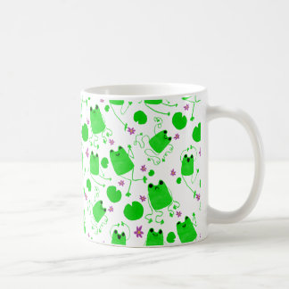 Cute Funky Little Frogs Kaffemugg