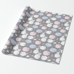 Cute Funny Animals Wrapping Papper Presentpapper