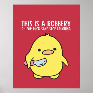 Cute Funny Anka Duckling Quote Sayed Poster