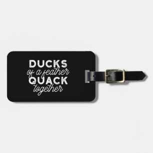 Cute Funny Anka Puns Quote II Black Ver Bagagebricka