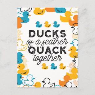 Cute Funny Anka Puns Quote Vykort