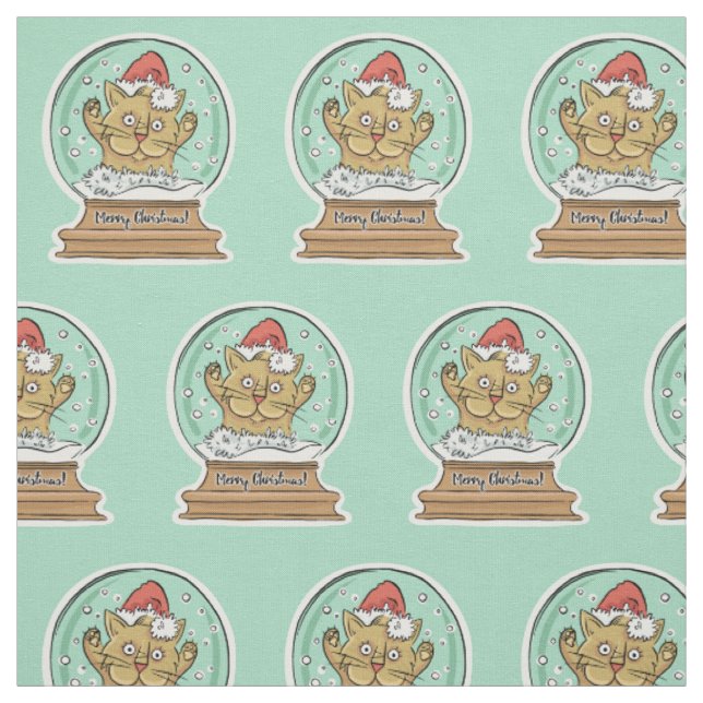 Cute Funny anpassningsbar för julklapp Tyg (Provkarta)
