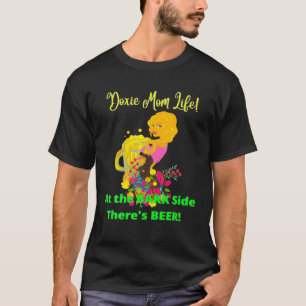 CUTE FUNNY AVSLAPPNAD DACHSHUND DOXIE MAMMA LIFE N T SHIRT