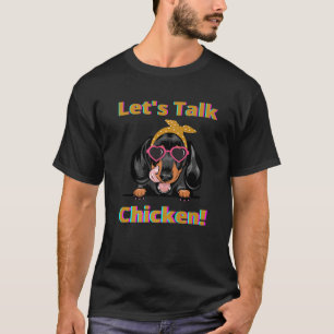CUTE FUNNY AVSLAPPNAD DACHSHUND HUND ÄLSKARE Låt o T Shirt