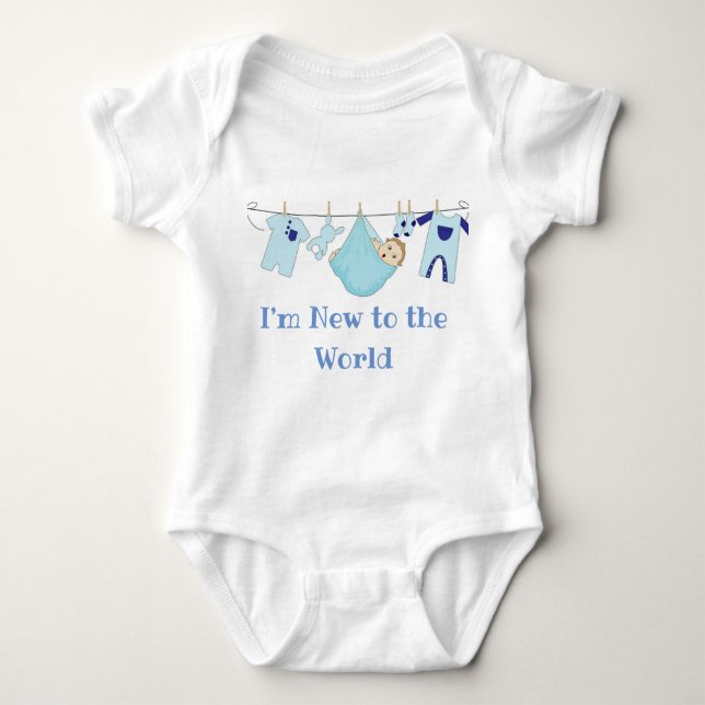 Cute Funny Baby Jersey Bodydress W/ Sayed T-Shirt (Framsida)