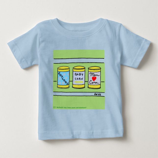 Cute Funny Baby Onsie Shirt New Mor Will Kärlek Tee Shirt (Framsida)
