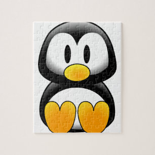 Cute Funny Baby Penguin Pussel