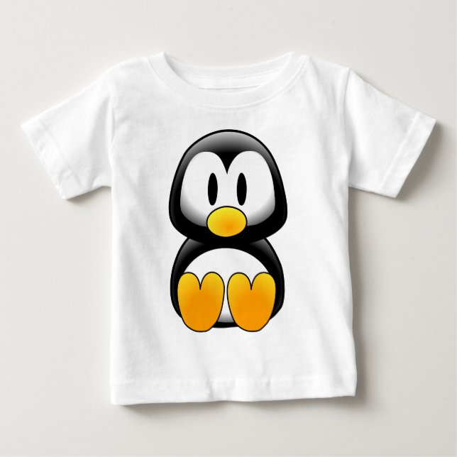 Cute Funny Baby Penguin Tee (Framsida)
