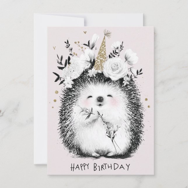 Cute Funny Birthday Card (Framsida)