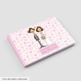 Cute Funny Bröllop Guest bok för Newlyweds