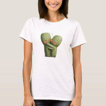 Cute Funny Cactus Heart Valentine Day