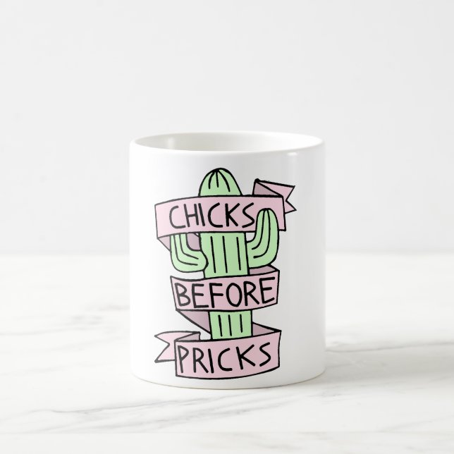 Cute Funny Cactus Mugg (Center)