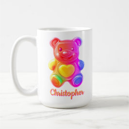 Cute Funny Candy Gimme Gummy Bear Kaffemugg