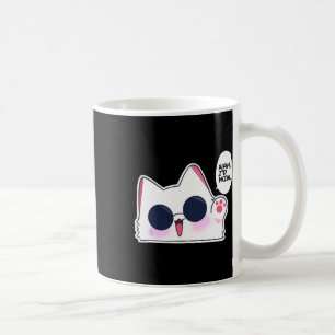 Cute Funny Cat Funny Anime Meme Nej, jag skulle Wi Kaffemugg