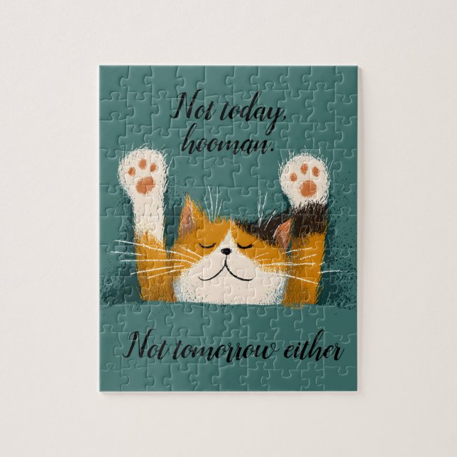 Cute Funny Cat Nap Pussel (Vertikal)