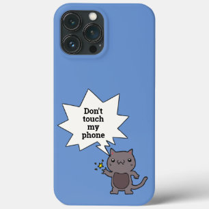 Cute Funny Cat Rör inte min Mobila