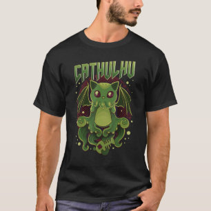 Cute & Funny Cathulhu Cat Cthulhu T Shirt