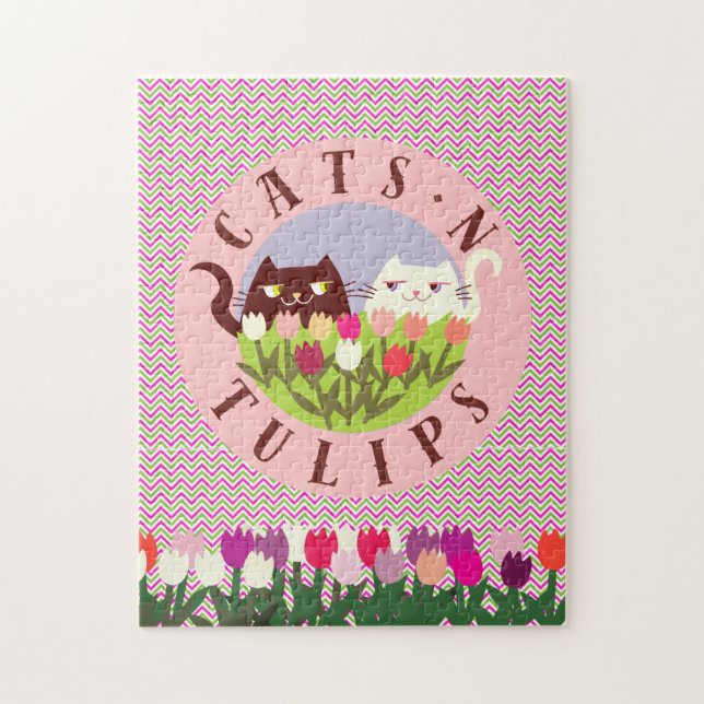 Cute Funny Cats Pussel (Vertikal)