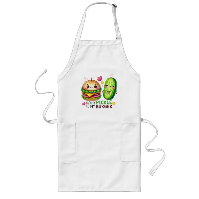 🍔 Cute & Funny Cooking Apron - "Du är Plockan Långt Förkläde (Framsidan)