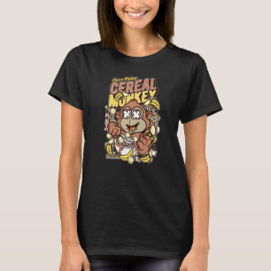 Cute & Funny Crunchy Monkey Champion Breakfast T Shirt