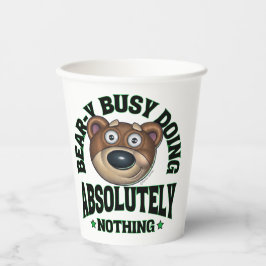 Cute Funny Cudely Tecknad Bear