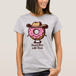 Cute Funny Donut  med Texas Shirt T