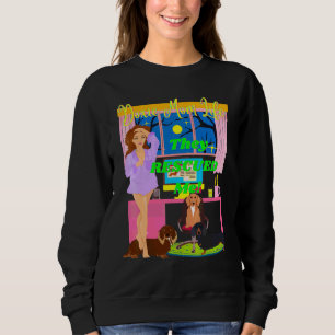 Cute Funny Doxie Mamma Life räddade mig Dachshun T Shirt
