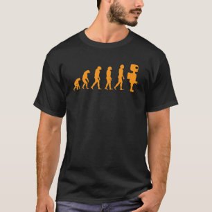 Cute Funny Evolution to Robot Maskin Electronics T Shirt