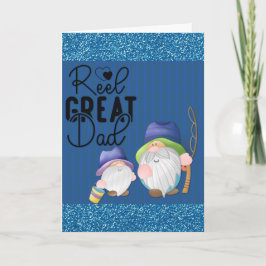 Cute Funny Fars dag-fiskevatten Kort