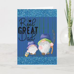 Cute Funny Fars dag-fiskevatten Kort