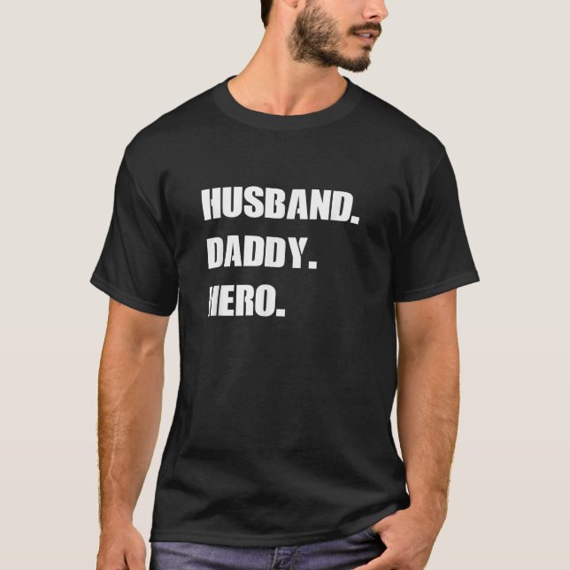 Cute Funny Fars dag Gift från dotter till hustru T Shirt (Framsida)