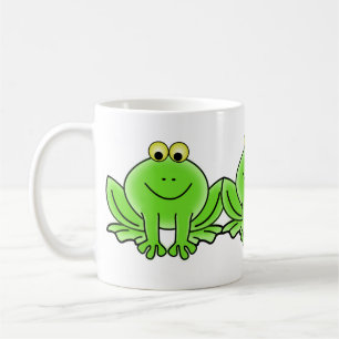 Cute Funny Frog Kaffemugg