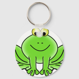 Cute Funny Frog Nyckelring