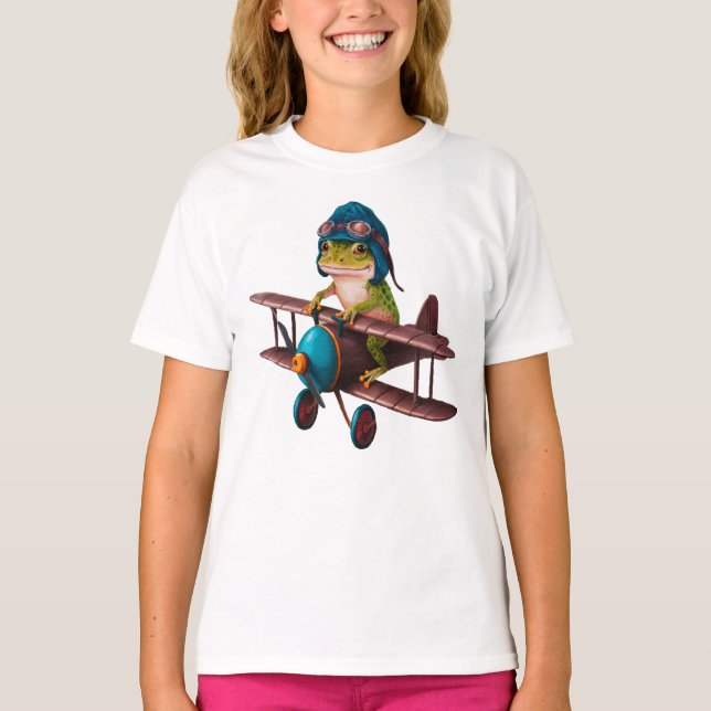 Cute Funny Frog T Shirt (Framsida)