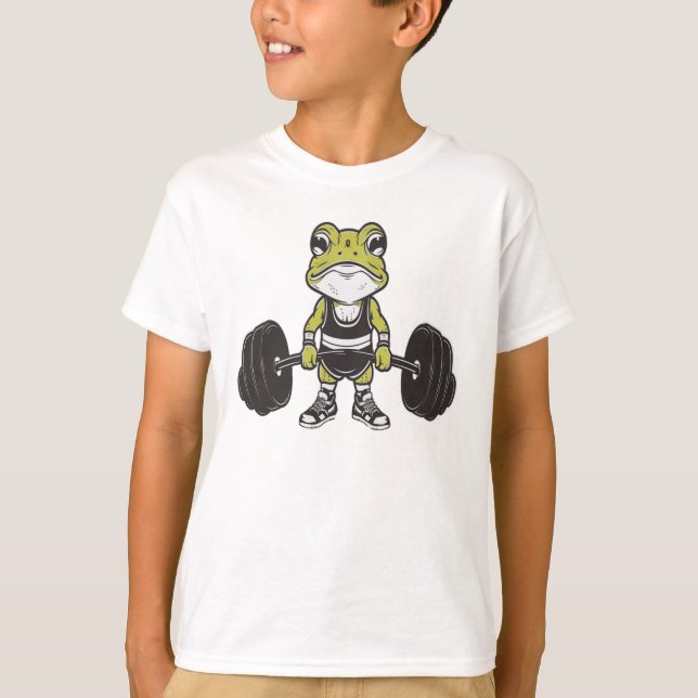 Cute Funny Frog T Shirt (Framsida)