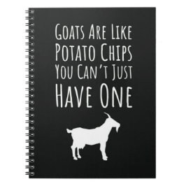 Cute Funny Goat Farmer Gifts Animal Farming Anteckningsbok