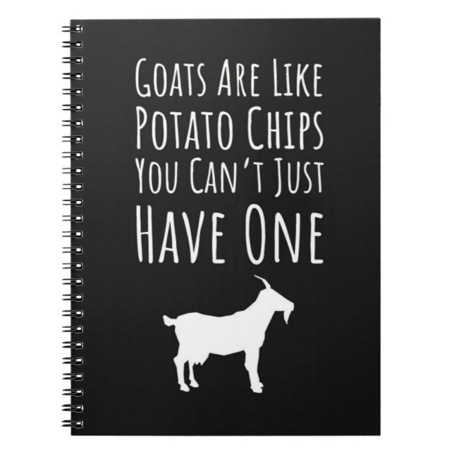 Cute Funny Goat Farmer Gifts Animal Farming Anteckningsbok (Framsidan)