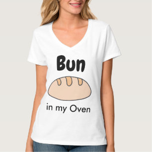 Cute & Funny Gravid Bun i min ugn T Shirt