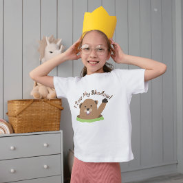 Cute Funny Groundhog Day Kids Helgdag Gift T Shirt
