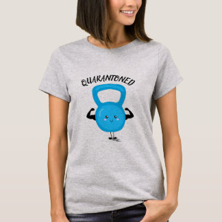 Cute Funny Gym ’Quarantoned’ sport T Shirt