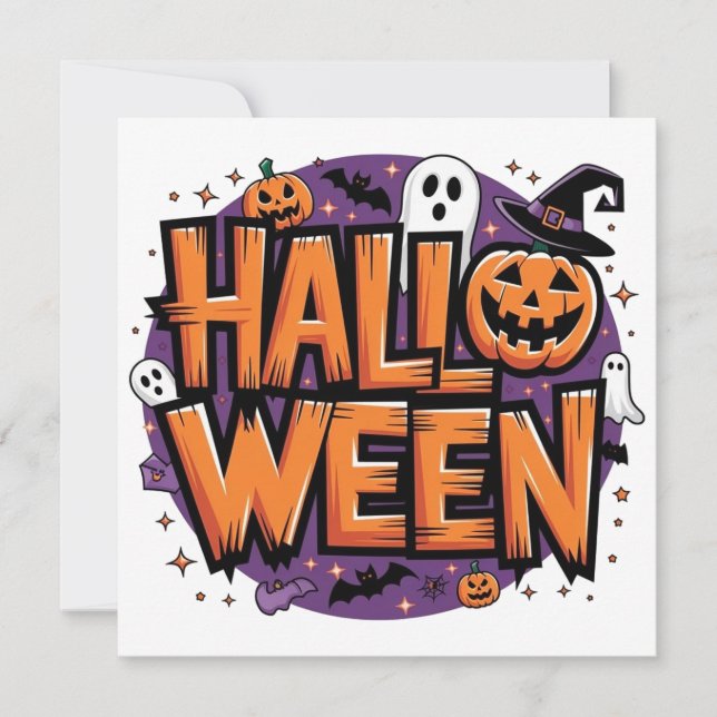 Cute funny halloween (Framsida)