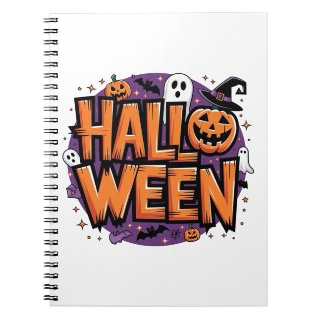 Cute funny halloween anteckningsbok (Framsidan)