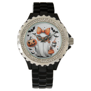 Cute Funny Halloween Ghost Armbandsur